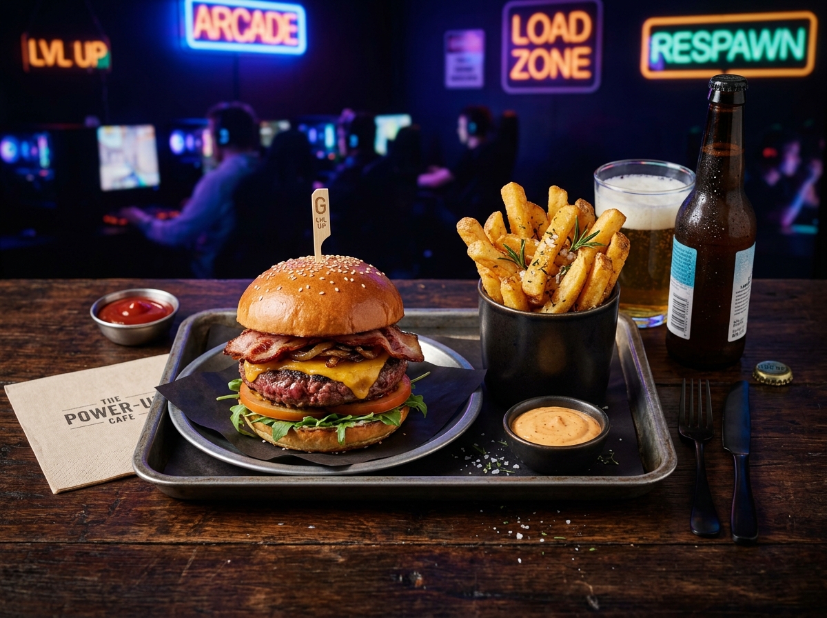 The Pixel Burger — PixelFeast signature burger